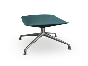 CAPRI LOUNGE RS1697 - With 4-spoke base swivel upholstered footstool by Andreu World - view 2
